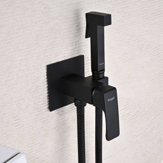 Гигиенический душ со смесителем Raglo R01.52.06 чёрный